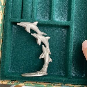 Pewter Dolphin collectible